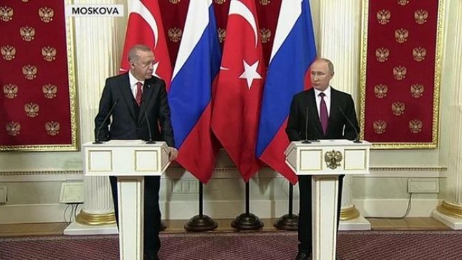 Cumhurbaşkanı Erdoğan ve Putin&#039;den önemli açıklamalar