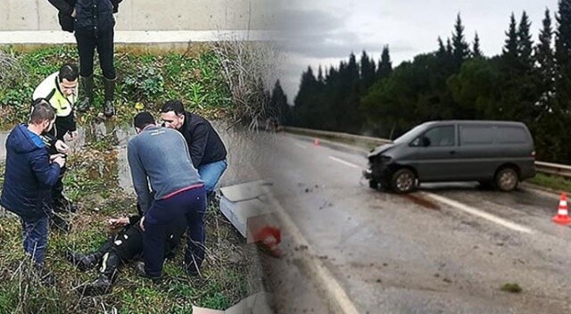 İzmir&#039;de trafik polisi yol güvenliğini sağlarken şehit oldu