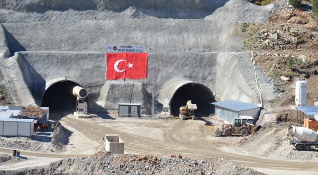 Alacabel Tünel inşaatı yeniden başladı