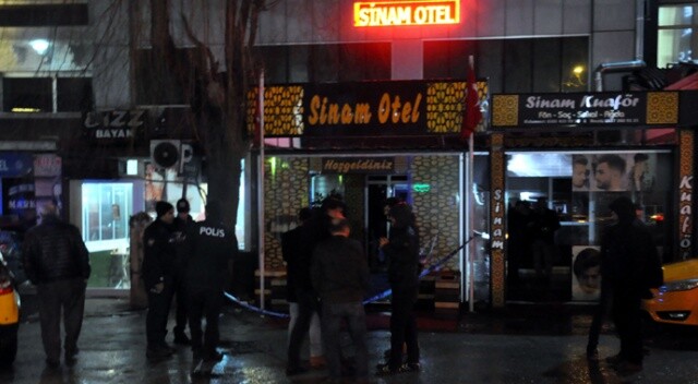 Ankara&#039;da otele pompalı tüfekle  silahlı saldırı