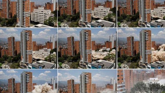 Escobar&#039;ın Medellin&#039;deki evi 375 kilo patlayıcı ile yıkıldı