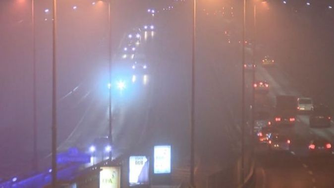 İstanbul&#039;da yoğun sis etkisini gösteriyor