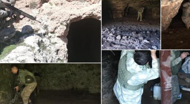 PKK&#039;lıların kullandığı mağaralar kullanılamaz hale getirildi