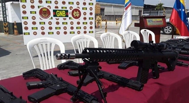 Venezuela’da ABD silahları ele geçirildi