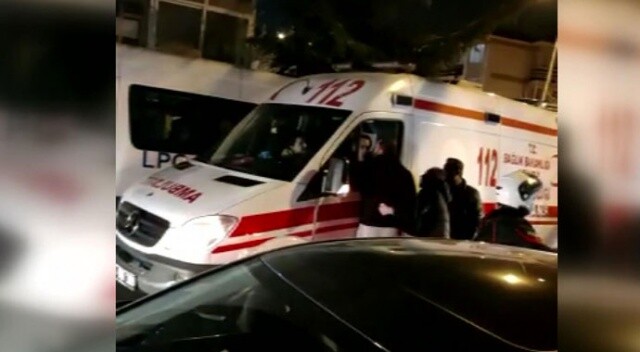 Bakırköy&#039;de ambulans şoförüne darp