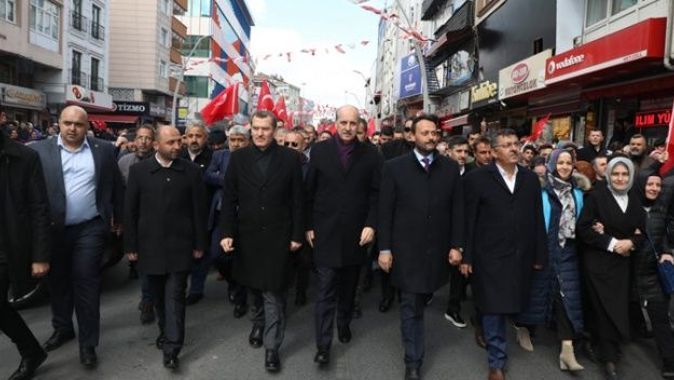 Cumhur İttifakı’nın Zeytinburnu’nda büyük yürüyüşü