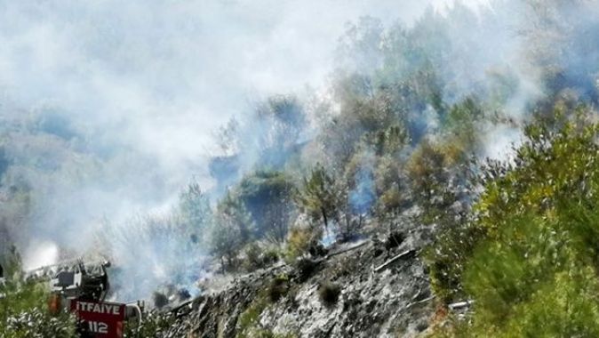 Fethiye&#039;de orman yangını