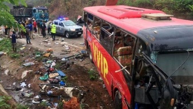 Gana&#039;da otobüs kazası: 60 ölü