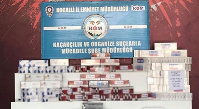 Kocaeli&#039;de dev operasyon! 61 bin 500 paketin hepsi ele geçirildi