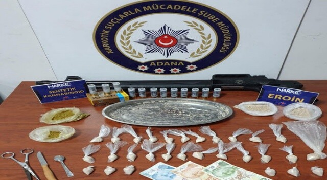 Adana Seyhan&#039;da uyuşturucu operasyonu