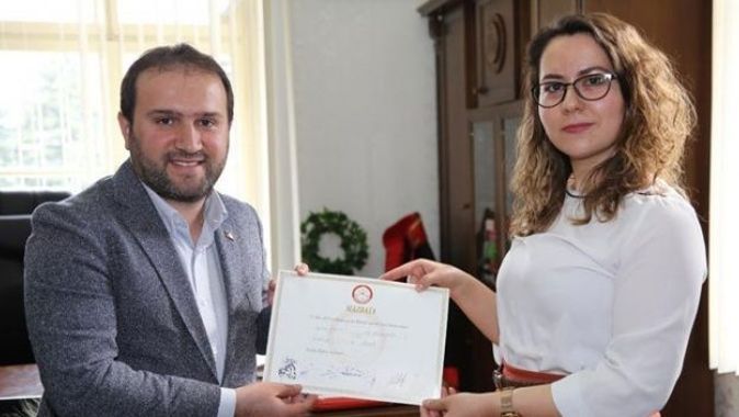 Akseki Belediye Başkanı Özkan, mazbatasını aldı