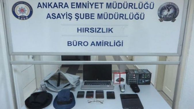 Ankara&#039;da elektronik eşya hırsızlarına operasyon