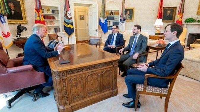 Bakan Albayrak, ABD Başkanı ile görüştü