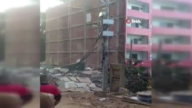 Brezilya&#039;da iki bina çöktü, en az 2 ölü