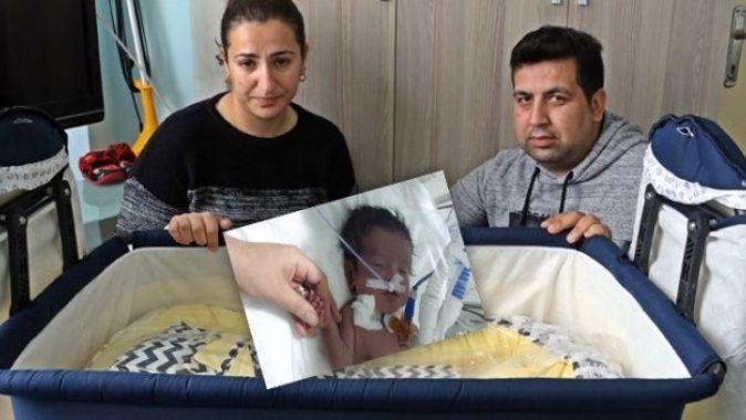 Hastalığı teşhis edilemeyen 5 aylık Eymen&#039;in annesi ağlama sesine hasret