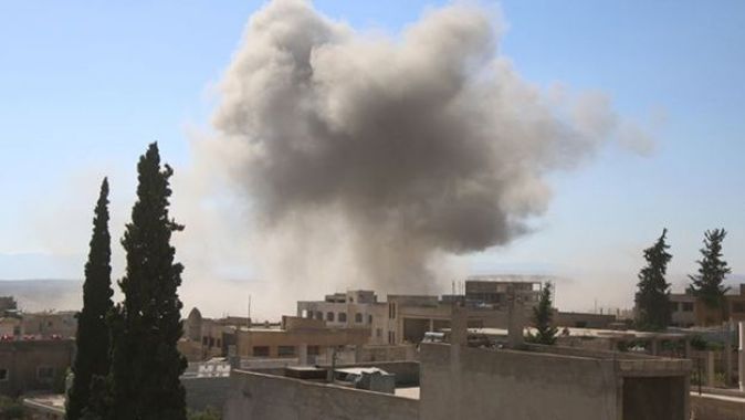 İdlib&#039;e hava saldırısı