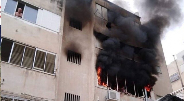 İsrail&#039;de bina yangını: 16 yaralı