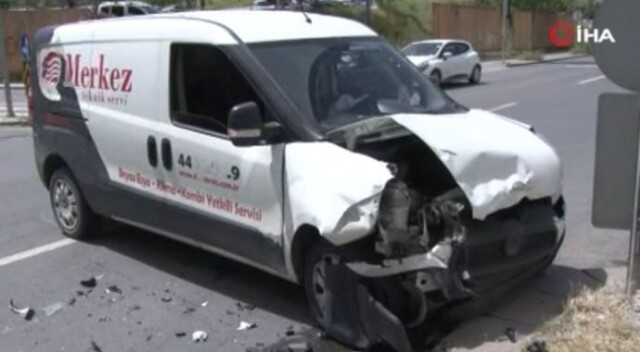 Ankara’da feci kaza: 2 yaralı