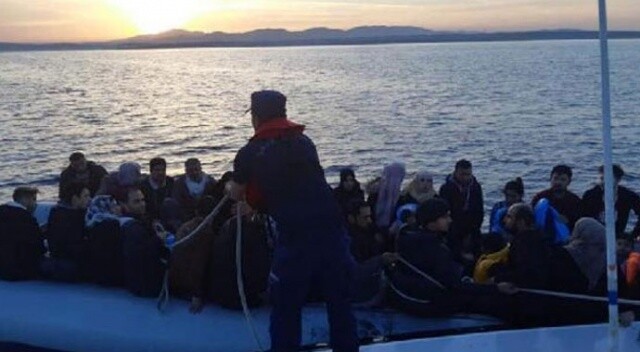 Didim açıklarında 72 kaçak göçmen yakalandı