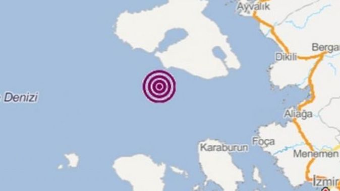 Ege Denizi&#039;nde korkutan deprem