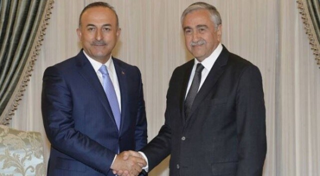 KKTC Cumhurbaşkanı Akıncı, Bakan Çavuşoğlu’nu kabul etti