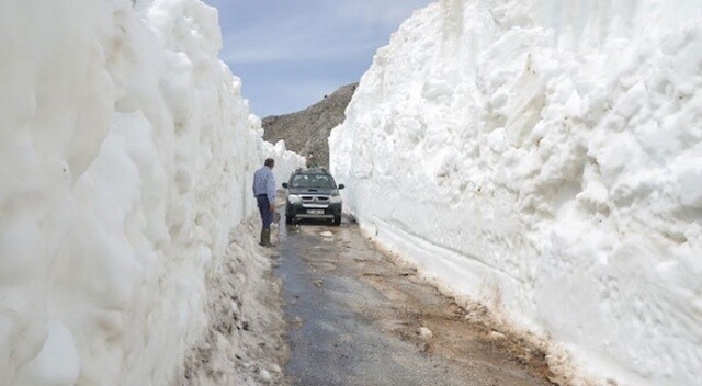 Mayıs ayında Antalya’da 10 metre kar