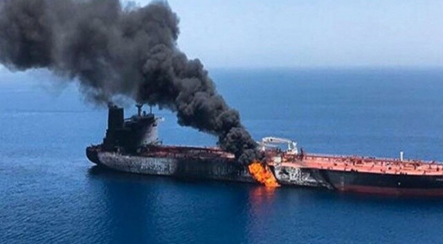 ABD, İran&#039;ın vurulan tankerden patlamamış mayınları topladığını iddia etti