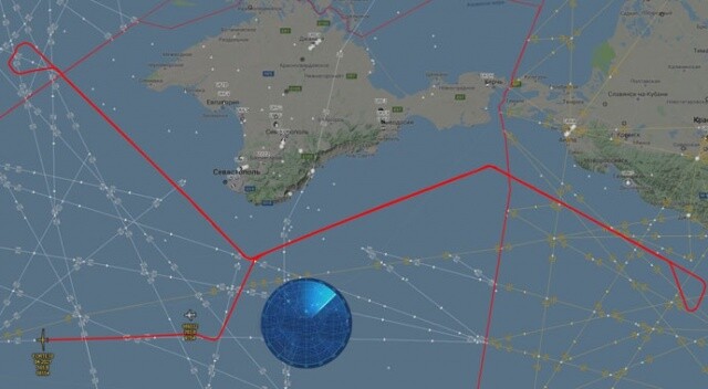 ABD keşif uçağı Kırım üzerinde uçtu