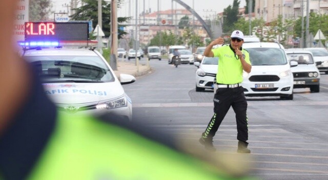 Aksaray’da 1 ayda 6 bin 553 sürücüye 2 milyon lira ceza