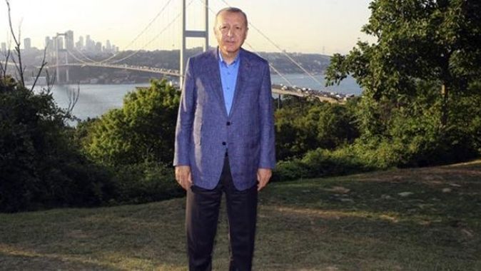 Cumhurbaşkanı Erdoğan, Nakkaştepe Millet Bahçesi&#039;ni gezdi