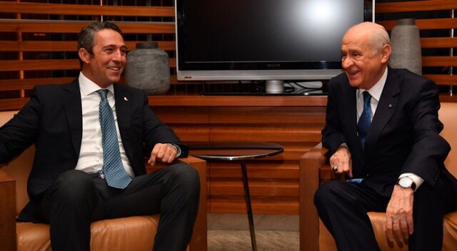 Fenerbahçe Başkanı Koç&#039;tan MHP lideri Bahçeli&#039;ye ziyaret
