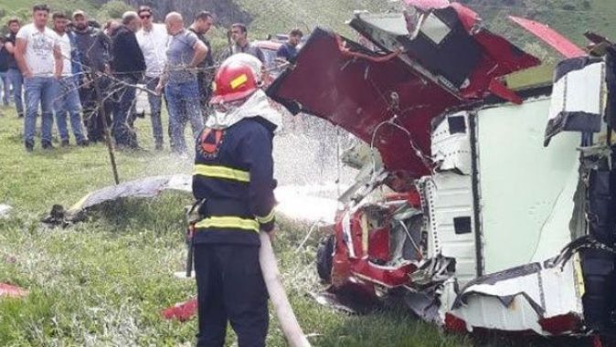 Gürcistan’da helikopter düştü: 3 ölü