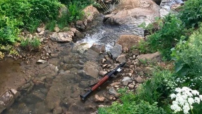 Hakkari’de PKK terör örgütüne ait mühimmat ele geçirildi