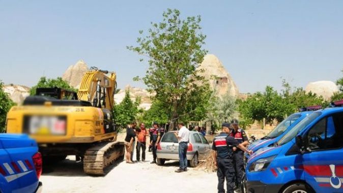 Kapadokya&#039;da kaçak yapıların yıkımına tekrar başlandı