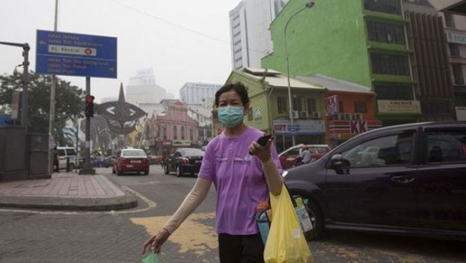 Malezya&#039;da hava kirliliğinden etkilenen 130 kişi hastaneye kaldırıldı