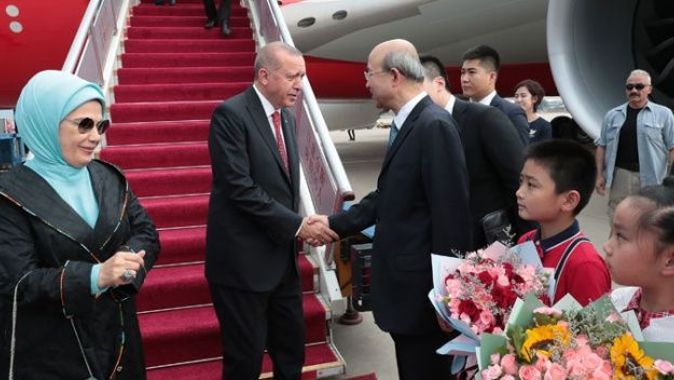 Cumhurbaşkanı Erdoğan Çin&#039;de