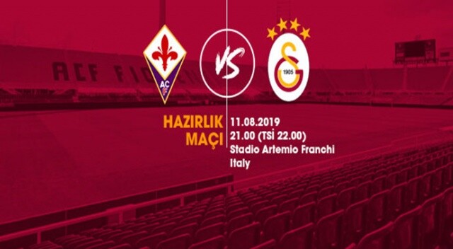 Galatasaray, Fiorentina ile hazırlık maçı yapacak