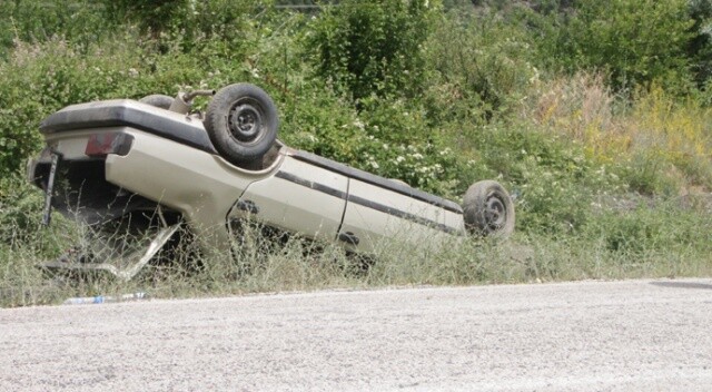 Kastamonu’da otomobil takla attı: 5 yaralı