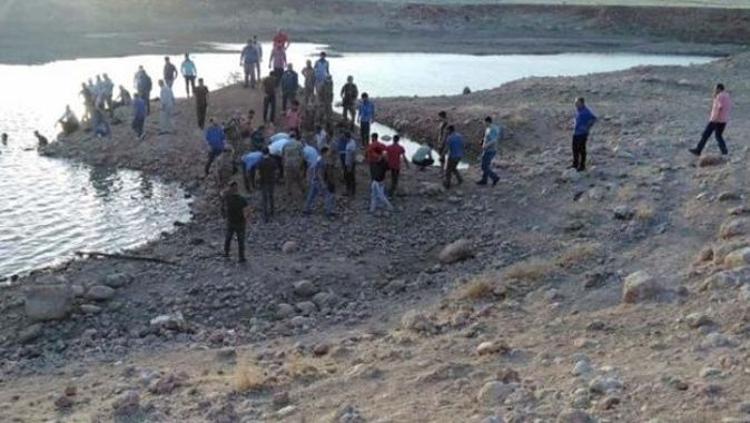 Nusaybin&#039;de gölete giren amca çocukları boğuldu