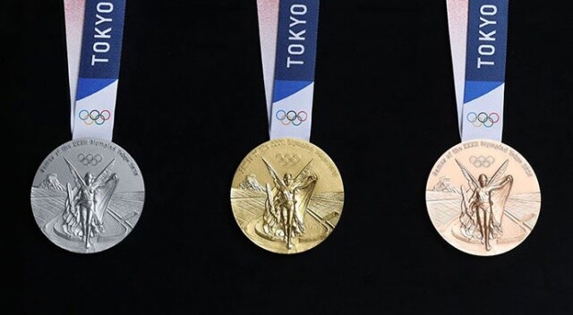 Olimpiyat madalyaları görücüye çıktı