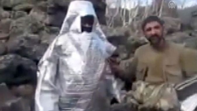 ‘Pusucu’ terörist, jandarmanın pususuna düştü! PKK&#039;lıların şoke eden görüntüleri...