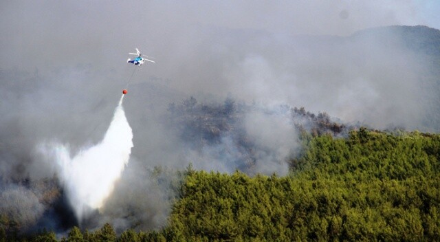 Bodrum’daki orman yangını tehlikeli boyuta ulaştı