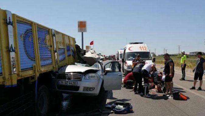 Bursa&#039;da dehşete düşüren kaza: 4 yaralı
