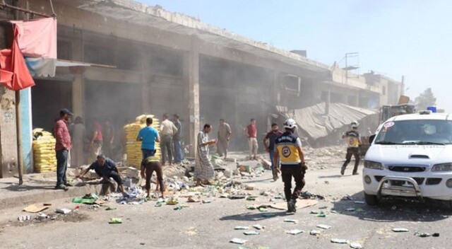 Esed rejiminden İdlib&#039;e hava saldırısı: 6 sivil hayatını kaybetti