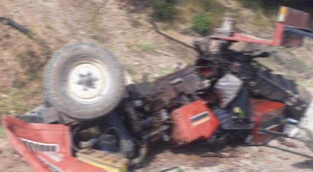 Giresun&#039;da traktör devrildi: 6 yaralı