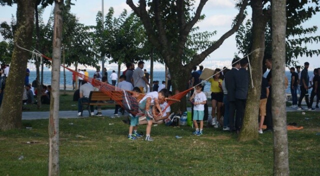 İstanbullular bayramın ilk günü sahillere akın etti