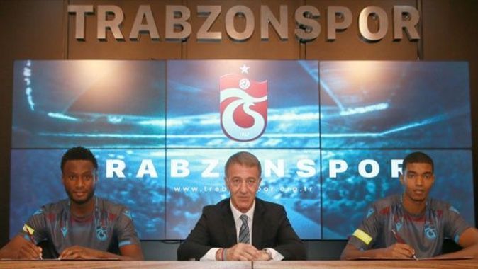 Trabzonspor&#039;da Obi Mikel ve Fernandes Ivanildo imzayı attı