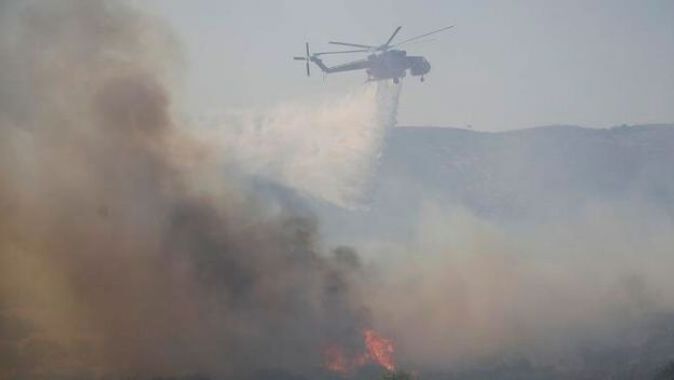Yunanistan yangınla boğuşuyor