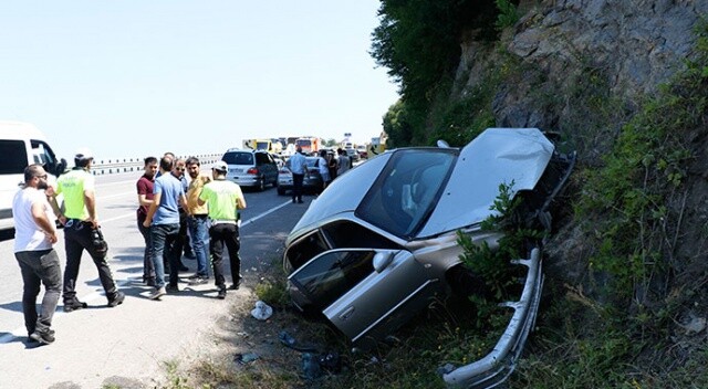 Zonguldak&#039;ta trafik kazası: 3 yaralı