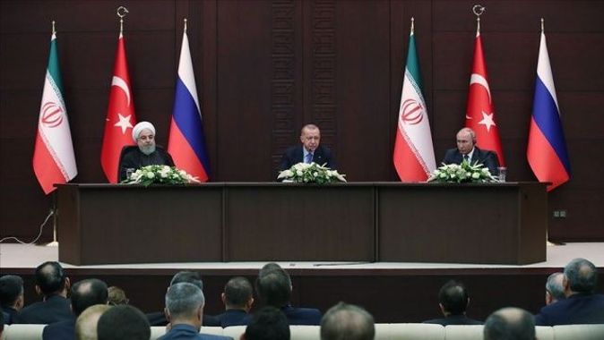 Ankara&#039;da üçlü Suriye Zirvesi! Erdoğan, Ruhani ve Putin, Suriye&#039;yi görüştü